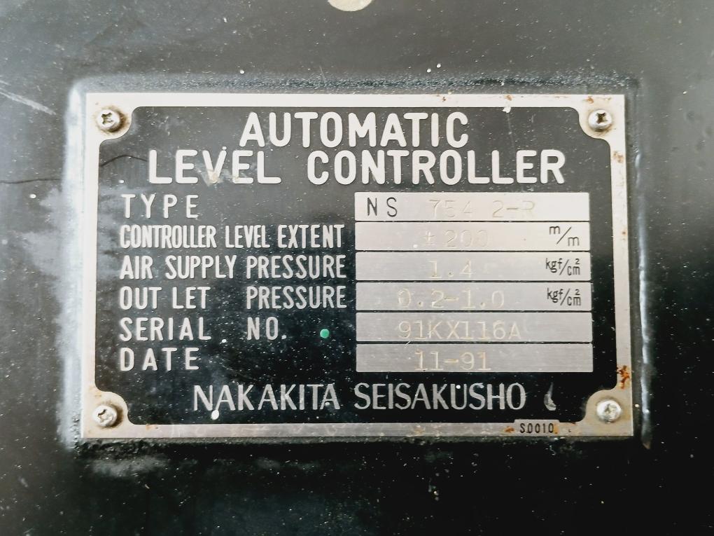 Nakakita Seisakusho NS 754 2-R Automatic Level Controller 1.4 kgf/cm2