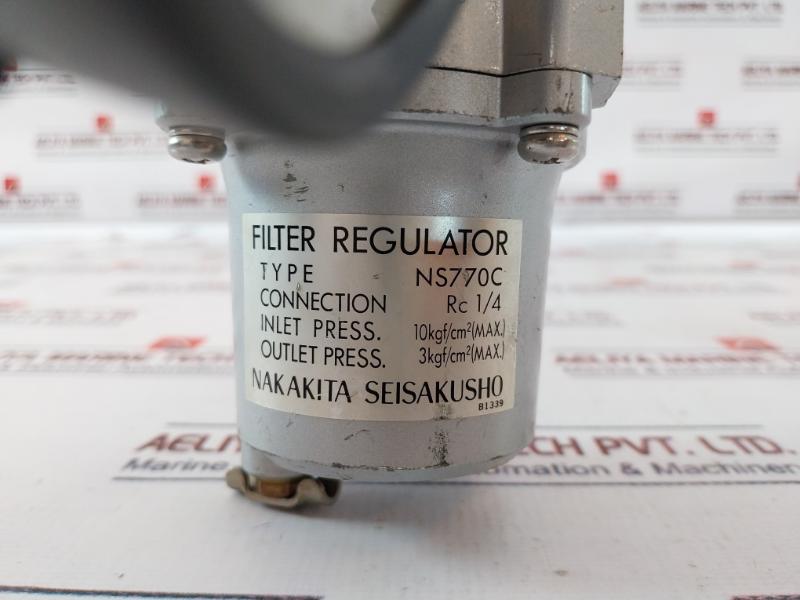 Nakakita Seisakusho Ns770C Filter Regulator Rc 1/4 Cl 1.5 B1339