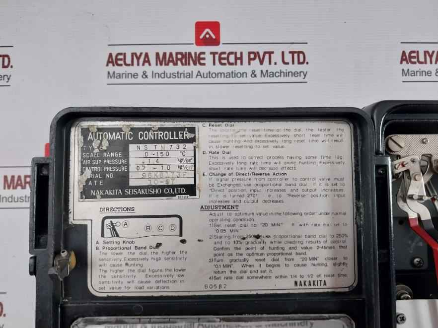 Nakakita Seisakusho Nstm732 Automatic Temperature Controller 1.4 Kgf/Cm2