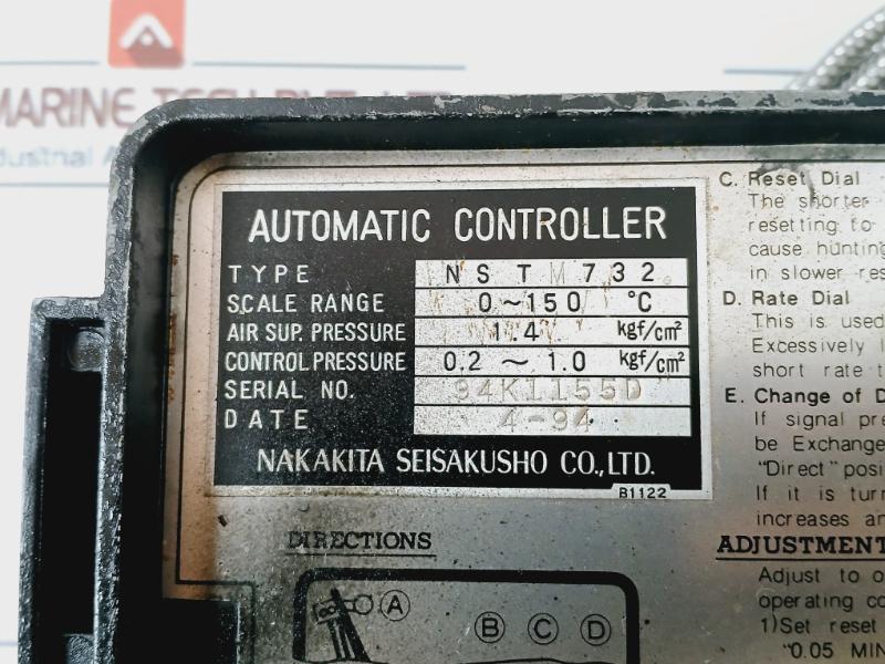 Nakakita Seisakusho Nstm732 | Temperature Transmitter B1122 165-mm 5 Meter