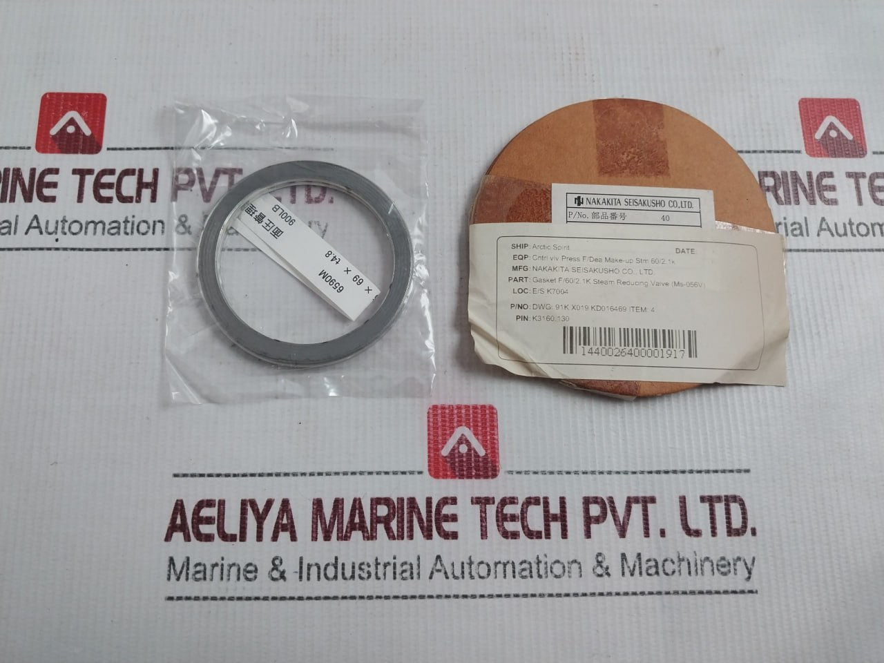 Nakakita Kd016469 Gasket O-ring Steam Reducing Valve Packing Kit 60/2.1K