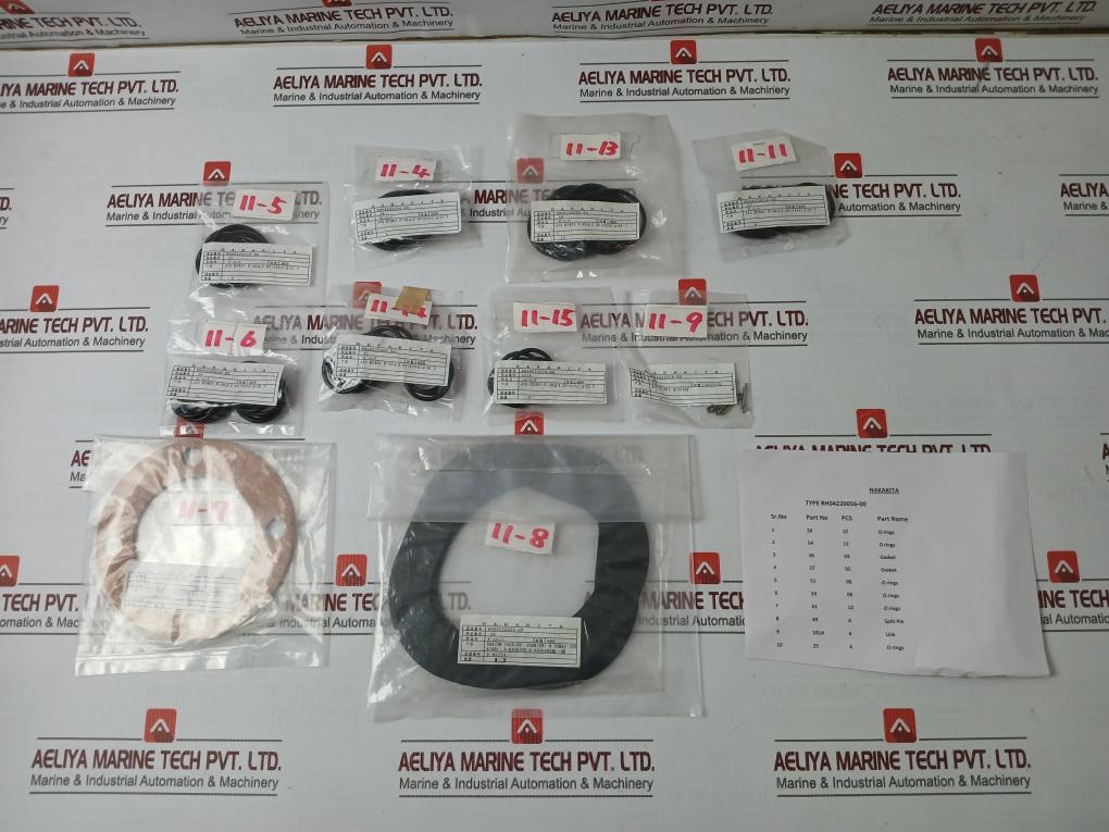 Nakakita Rh04220056-00 O-ring Gasket Kit Sus316L