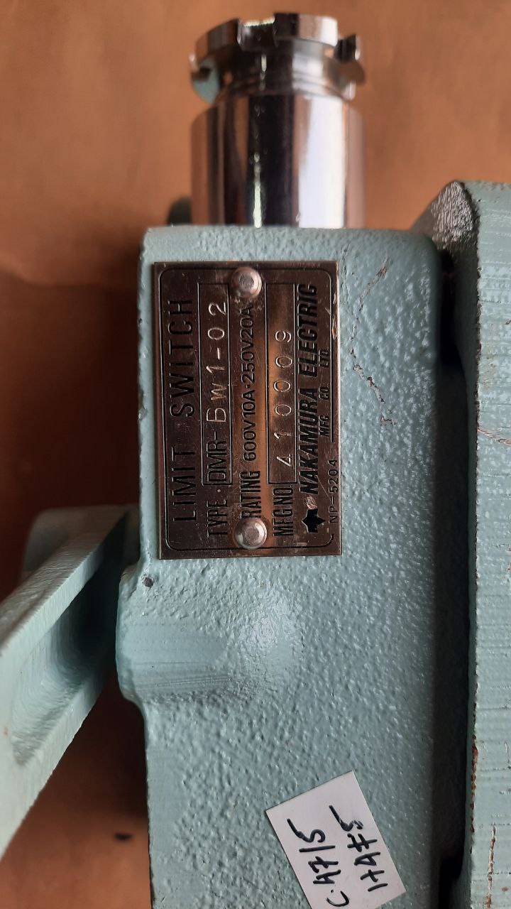 Nakamura Dmr-bw1-02 Limit Switch 600V 10A-250V 20A