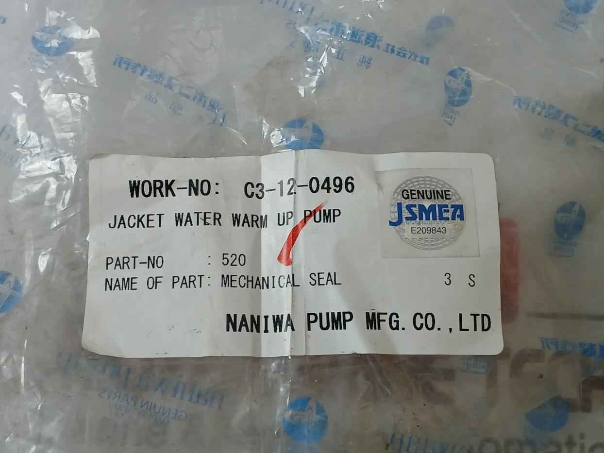 Naniwa Pump 520 Mechanical Seal Set