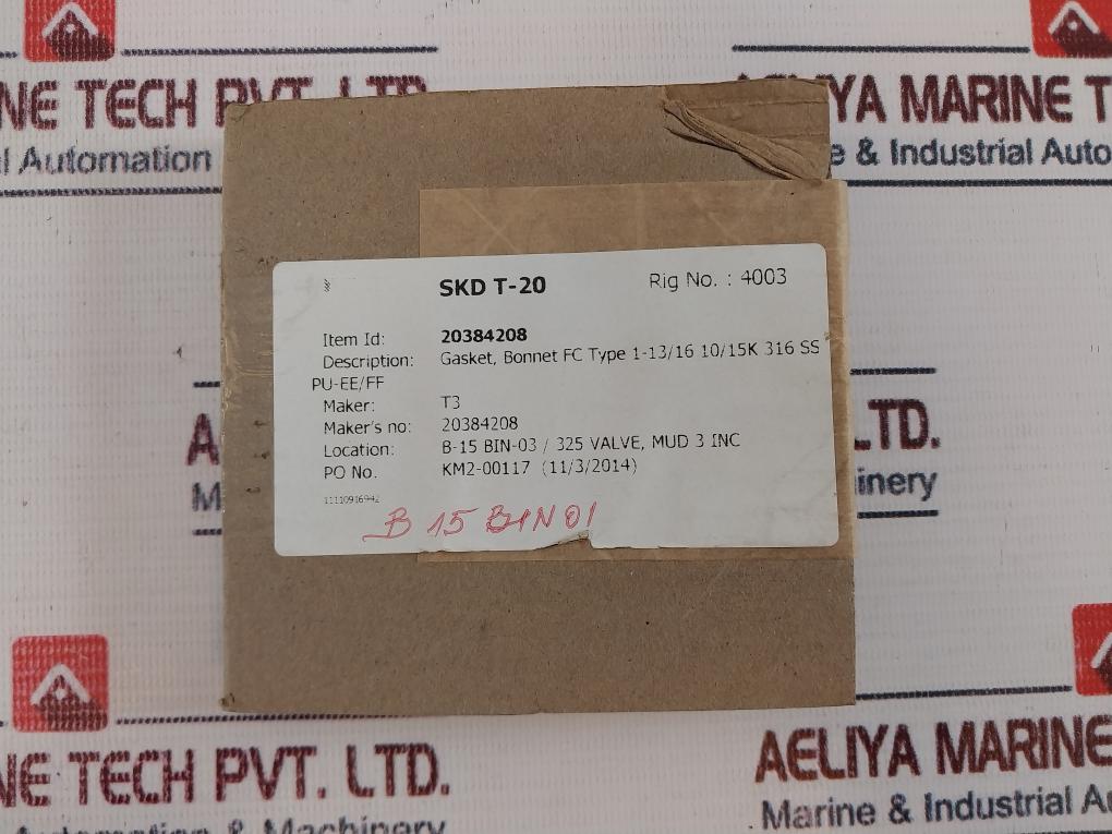 National Oilwell Varco 20384208 Bonnet Gasket FC Type S316