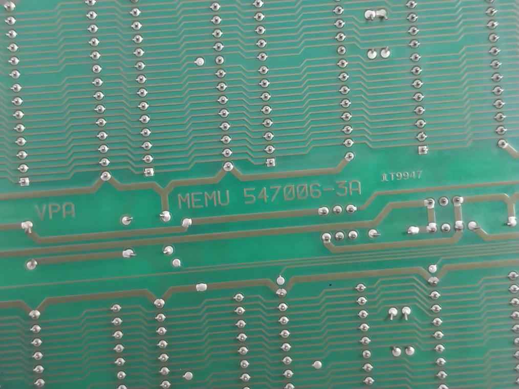 Neles Automation M851040 Printed Circuit Board (Pcb) Memu
