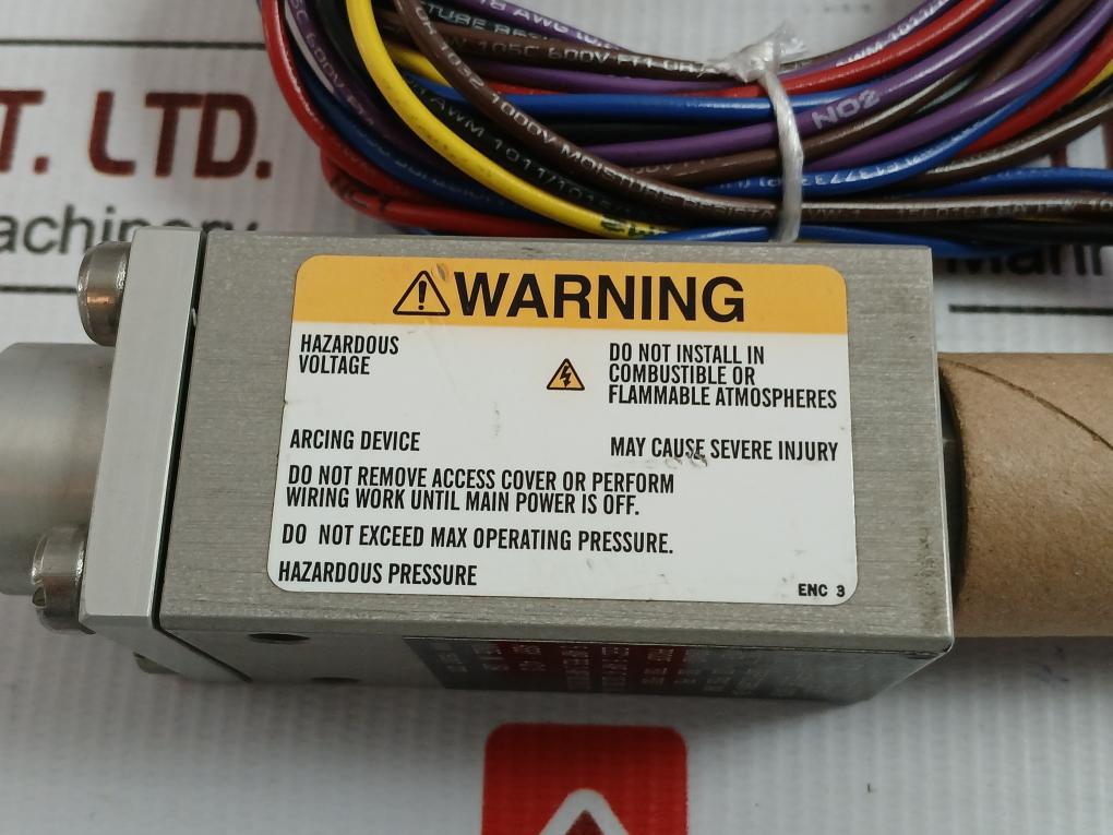225P1Cc3Brw-834 Pressure Switch Itt Neo-dyn 125/250V Ac