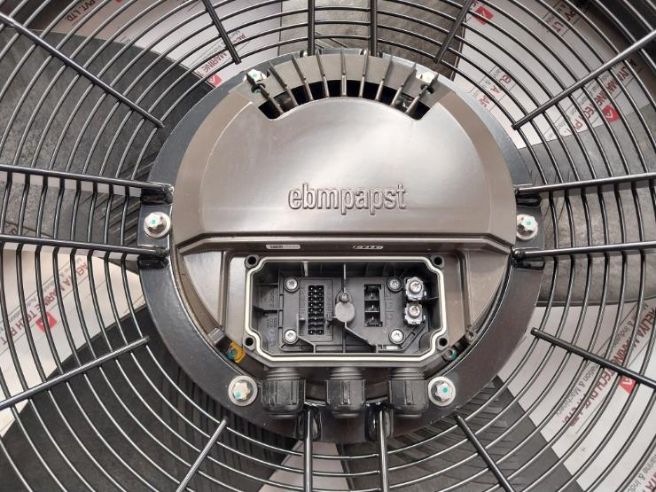 Ebm-papst Axial Flow Cooling Fan W3G910-ku25-03/F01 3Ph 380-480Vac 50/60Hz