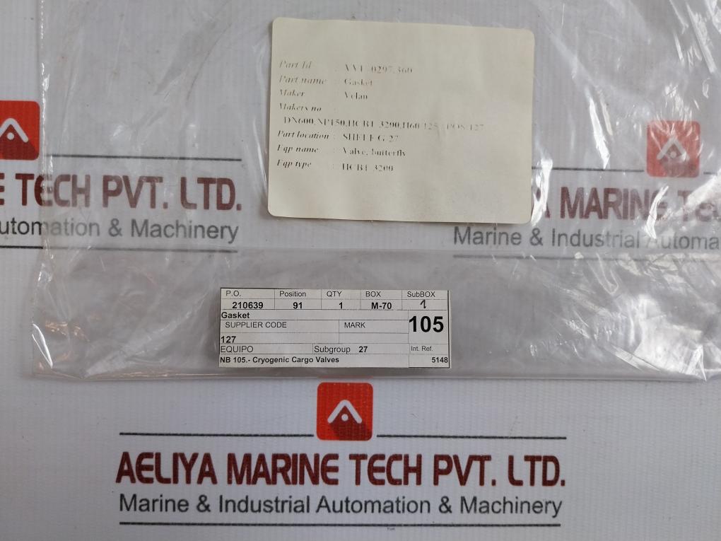 New Condition Actuator Gasket For Cryogenic Cargo Valve King Paper Oil