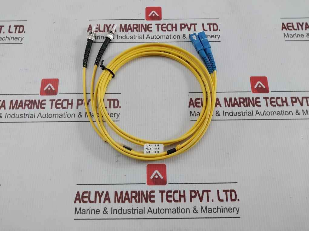 New Condition Duplex Fiber Optic Patch Cable R0178-218 Sc-st Sm Dpx 02M (9/125)