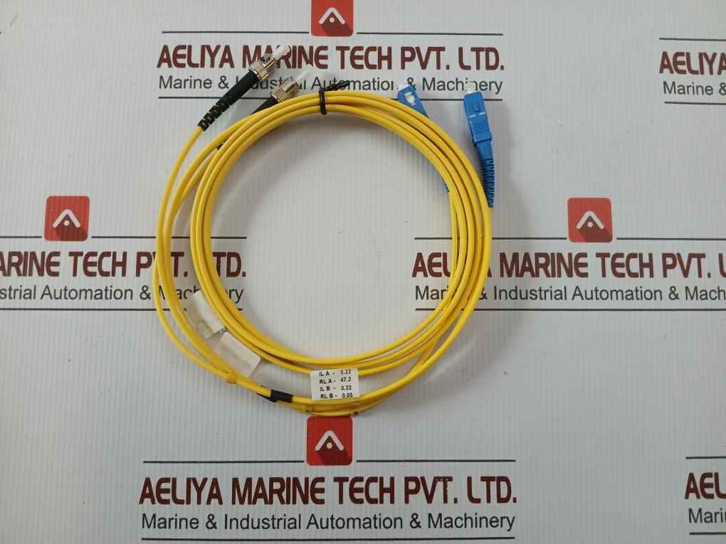 New Condition Fiber Optic Patch Cable Set Ftek-dx-sm-sc/St-pc-02M