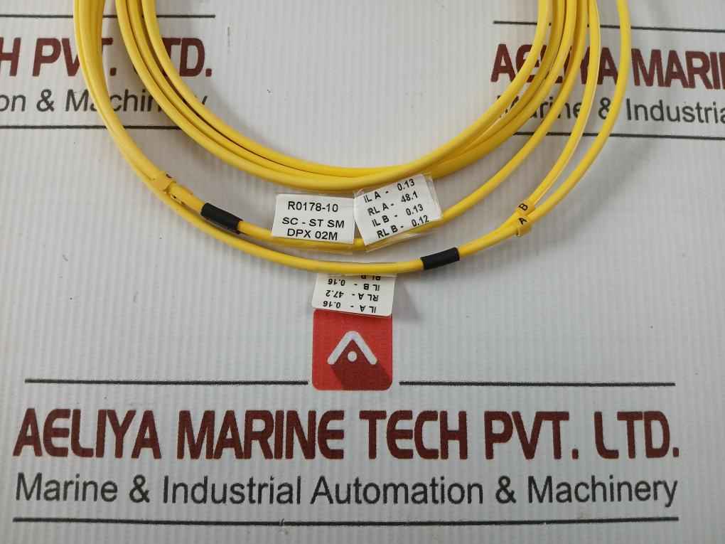 New Condition Fiber Optic Patch Cable Set Ftek-dx-sm-sc/St-pc-02M