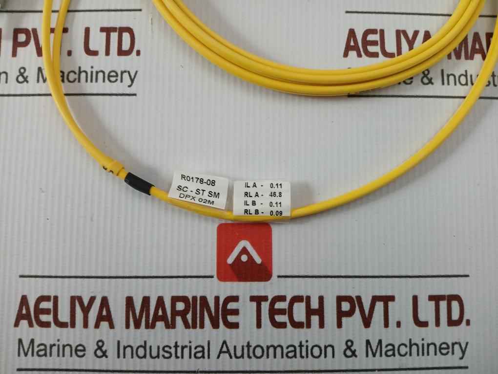 New Condition Fiber Optic Patch Cable Set Ftek-dx-sm-sc/St-pc-02M