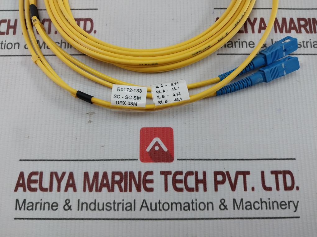 New Condition Optic Fiber Cable Ftek-dx-sm-sc/Sc-pc-03M Sc-sc Sm Dpx 03M(9/125)