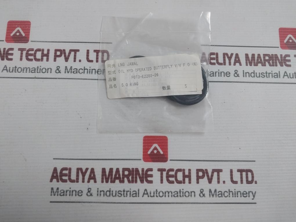 New Condition O-ring Kit For Oil Hydraulic Operated Butterfly Valve P/N Pbt3-e2202-101