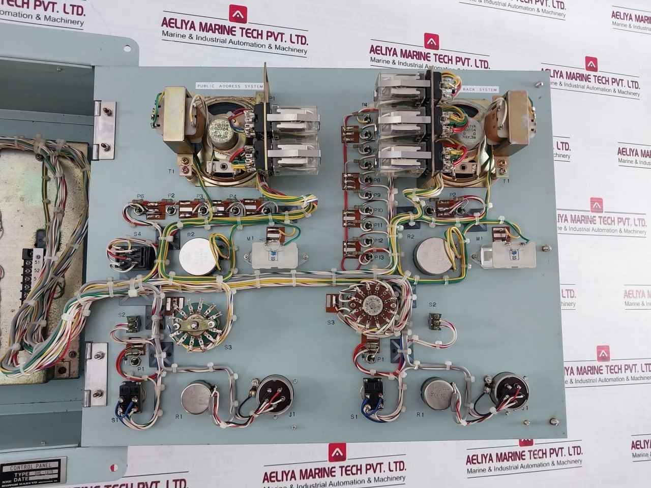 Nippon Hakuyo 0He-1075 Public Address System Control Panel Wm-3 Imp.600Ω