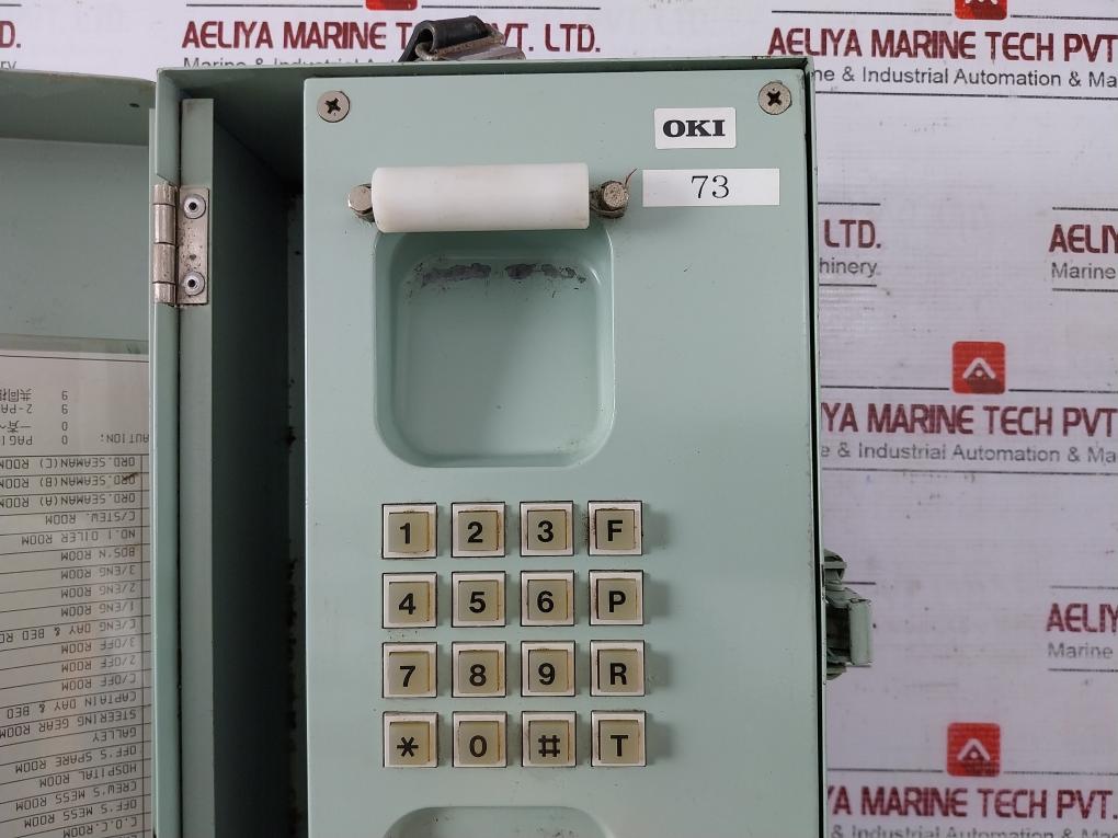Nippon Hakuyo Oda-1980-1 Waterproof Built In Type Portable Telephone Q92-0002-0