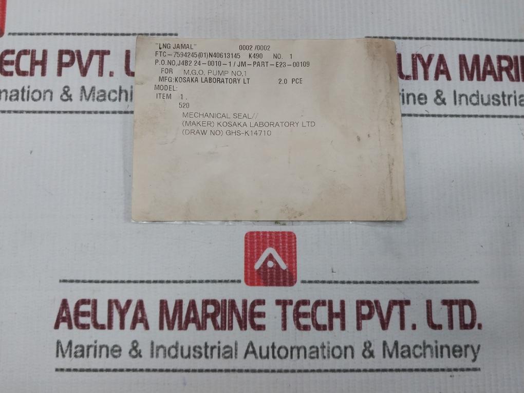 Nippon Pillar Ccu30-dfk6A-055 Mechanical Seal Gh-r3B-204