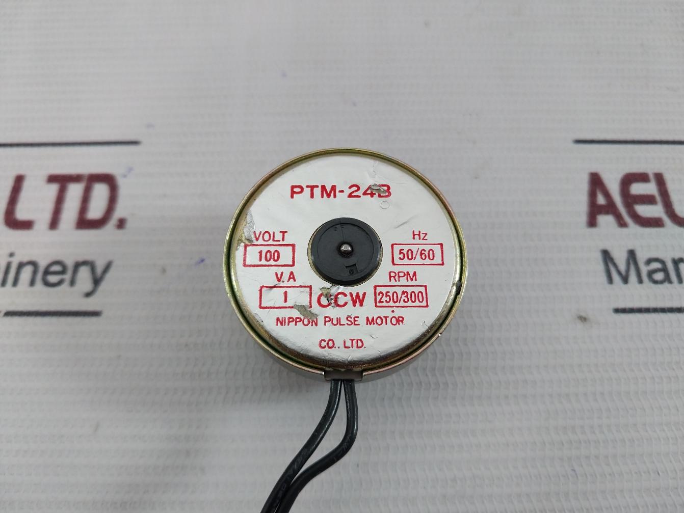 Nippon Ptm-24B Synchronous Motor 100V 50/60 Hz V.A1