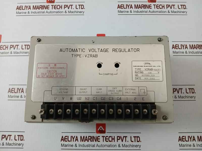 Nishishiba Automatic Voltage Regulator Vzrab-4A(P) 450V