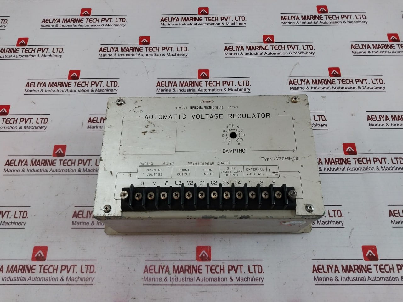 Nishishiba Electric Vzrab-1S Automatic Voltage Regulator 445V 604729E1B-2
