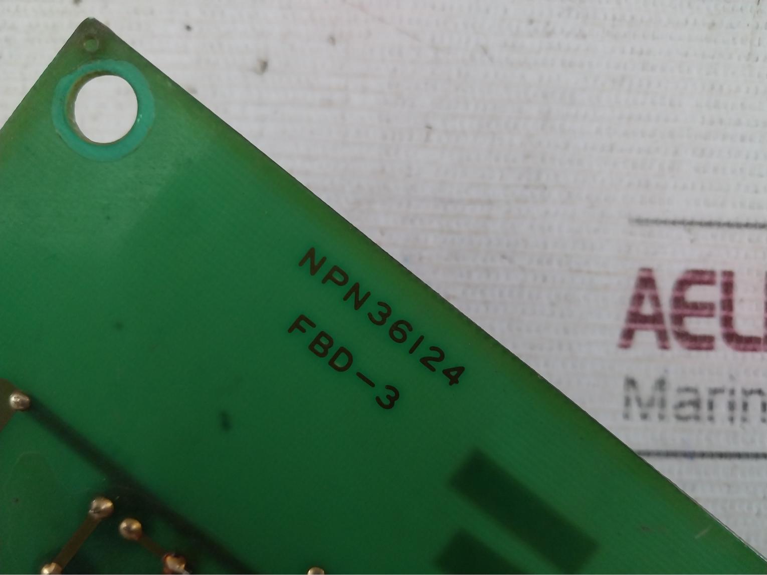 Nishishiba Npn36124 Printed Circuit Board 3120025 Ch