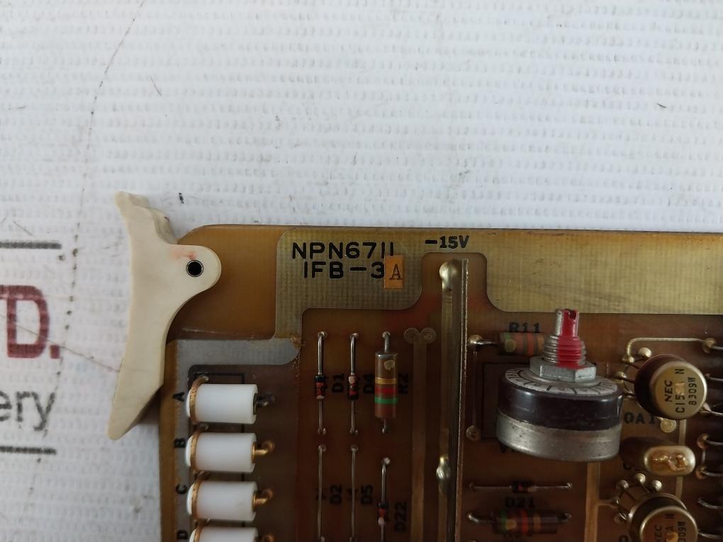 Nishishiba Npn6711 Printed Circuit Board Ifb-3A 3120221