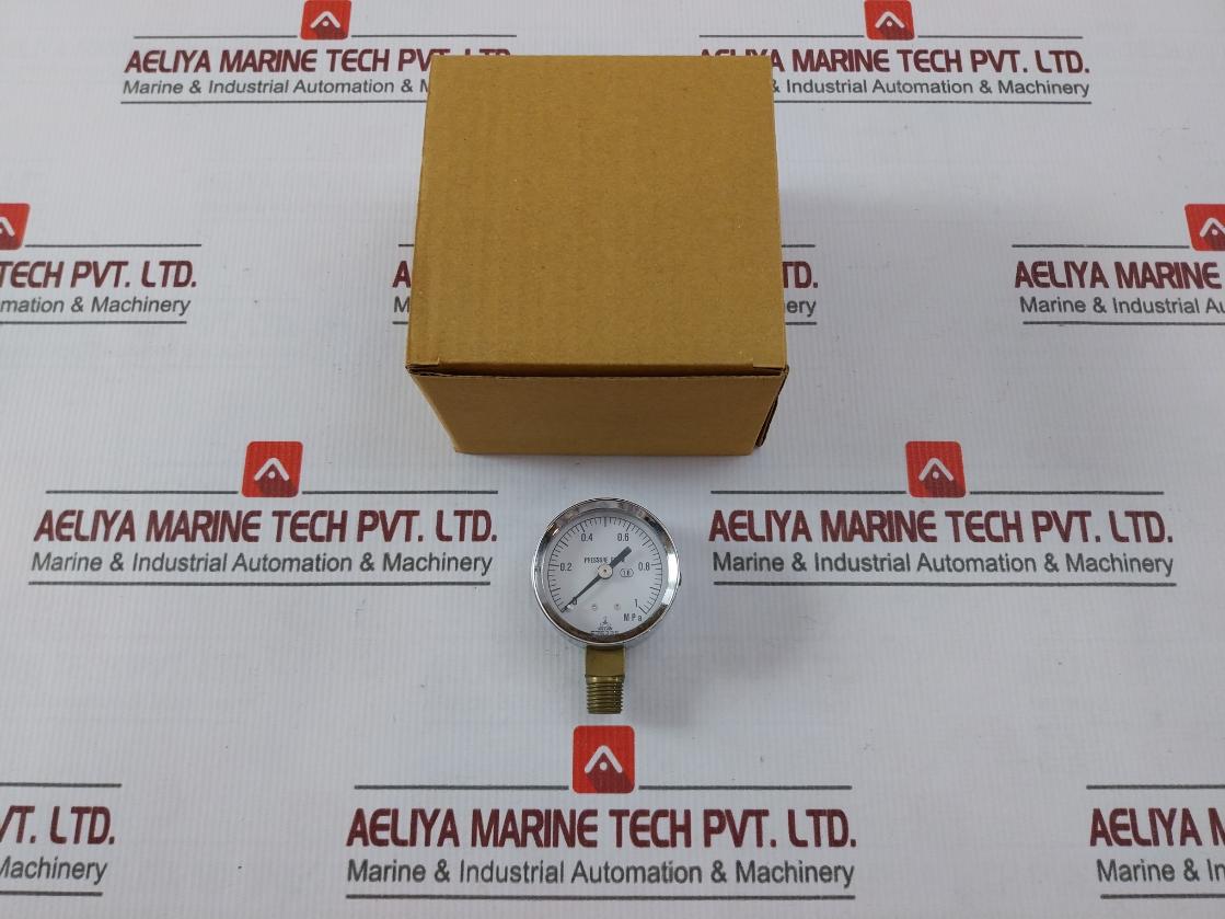 Nisshin F75335 General-purpose Pressure Gauge 0-1 Mpa