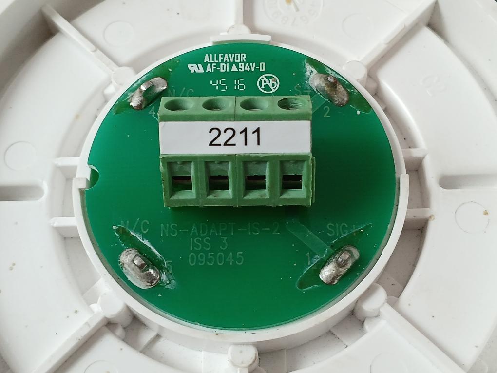 Nittan Ns-adapt-is2 Detector Base For Series Ns-aohs-is Optical Smoke Detector