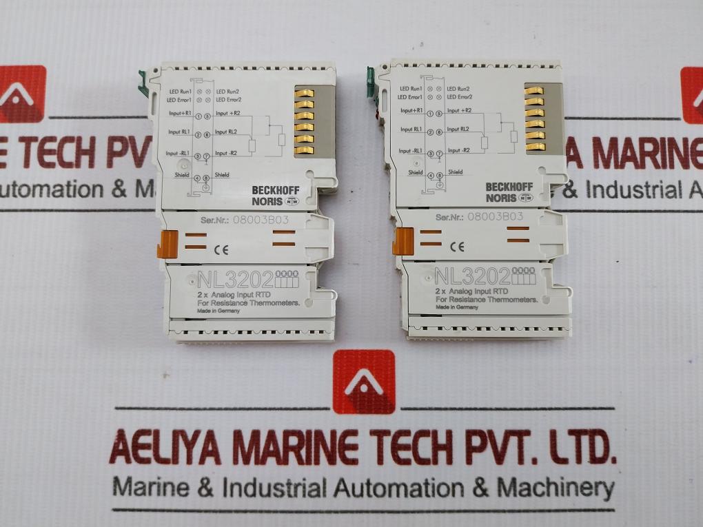 Nl3202 Beckhoff 2-channel Analog Input Bus Terminal