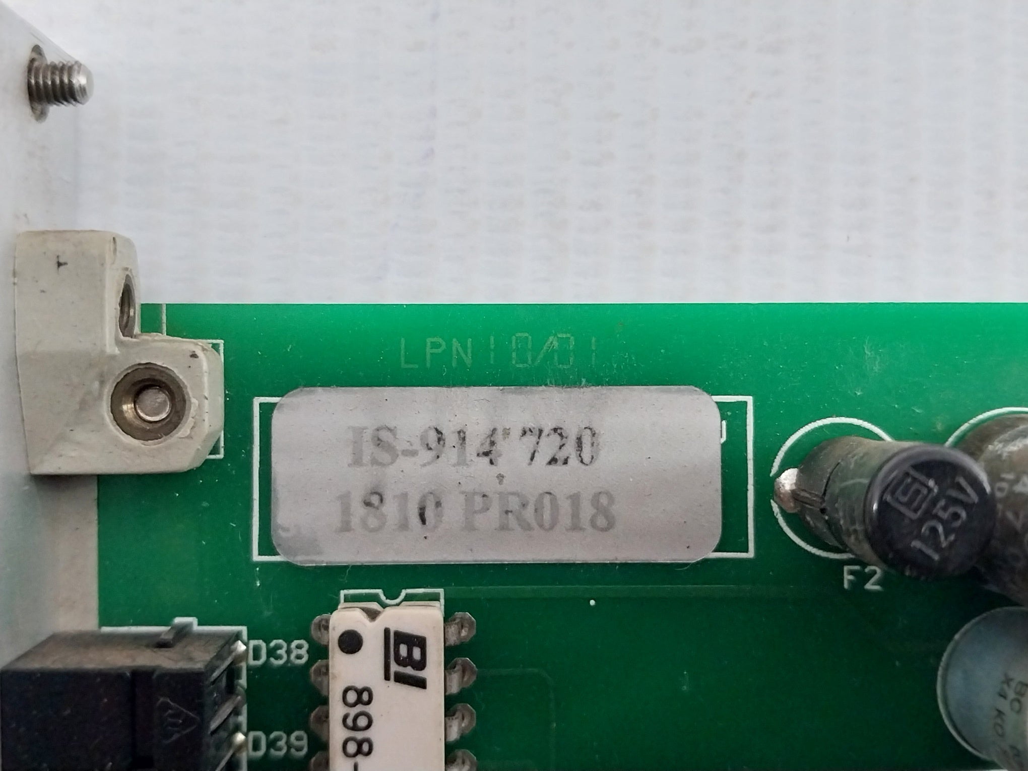 Nmf 914 718 Smk 16, Srk 04 Control Panel