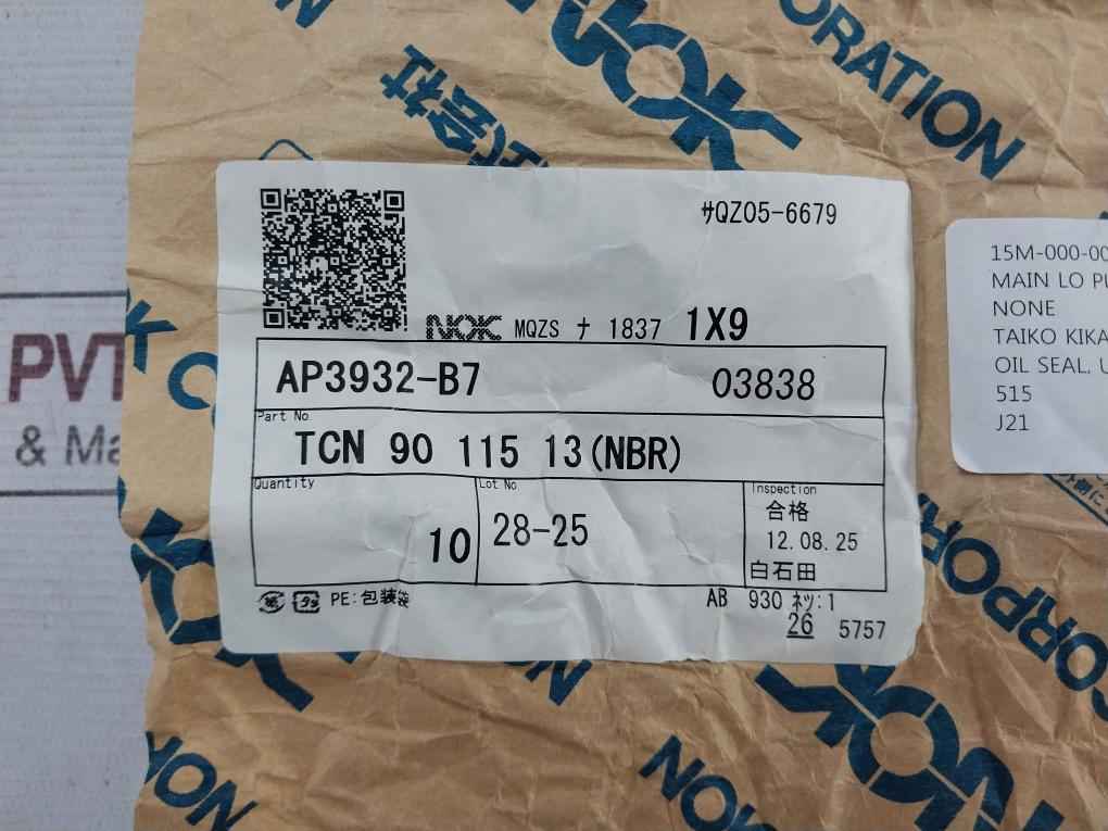 Nok Ap3932B High Pressure Oil Seal Lbs-150A 15M-000-003 J21