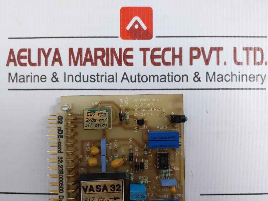 Non-destructive Evaluation Circuit Board Rev-2 Wartsila 2V72H114-3