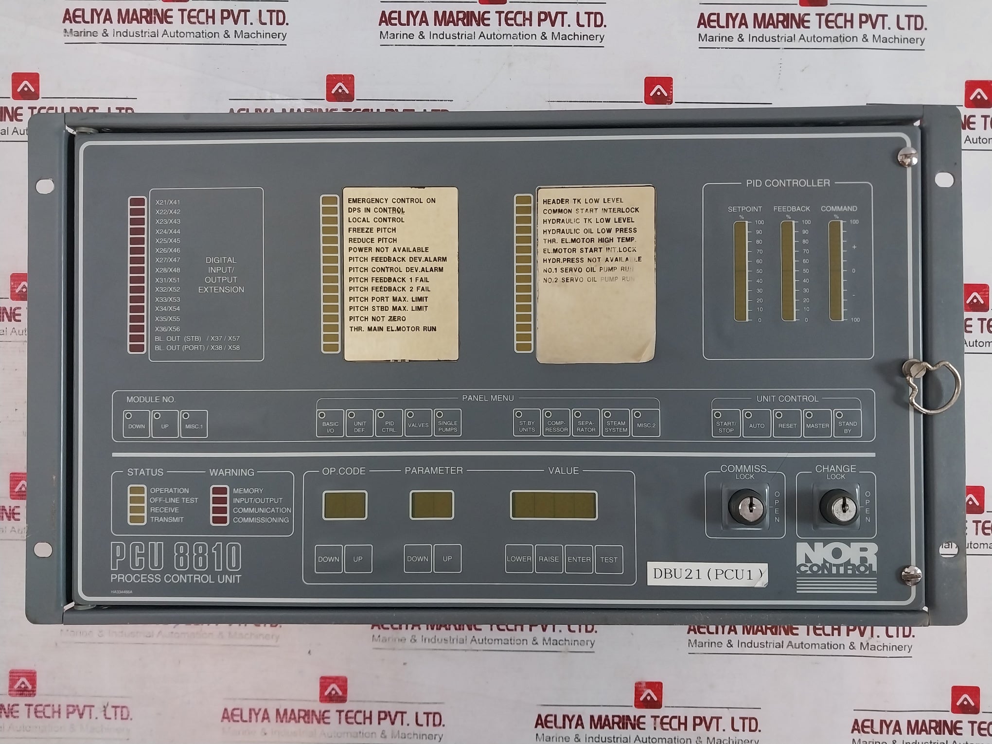 Nor Control Automation Pcu 8810 Process Control Unit 20-60 V Dc