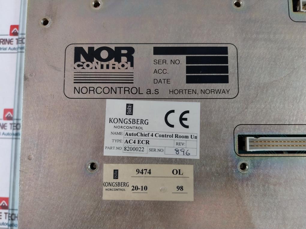 Norcontrol Auto Chief 4 8200022 Remote Control System