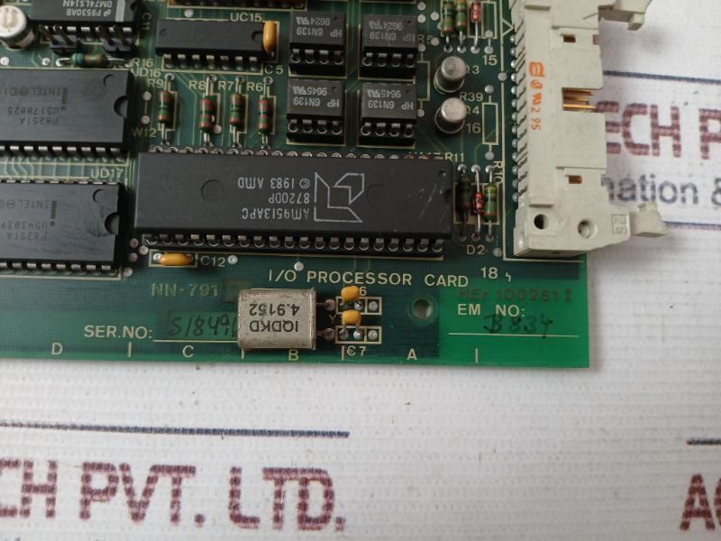 Norcontrol Nn-791.12 I/O Processor Card Her 100261 I B834