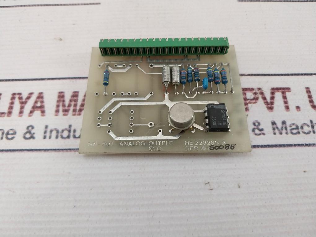 Norcontrol Nn-803 Analog Output PCB Card