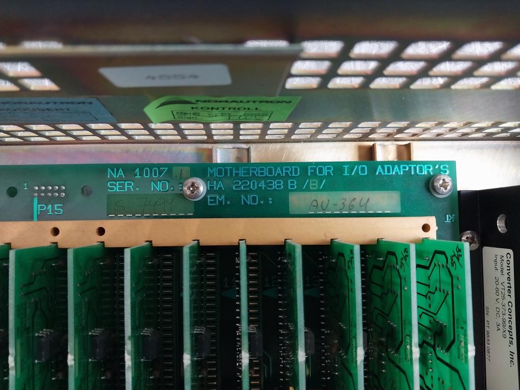 Norcontrol Sau 8810 Signal Acquisition Unit Vt25-373-99/X9 20-60Vdc, 3A