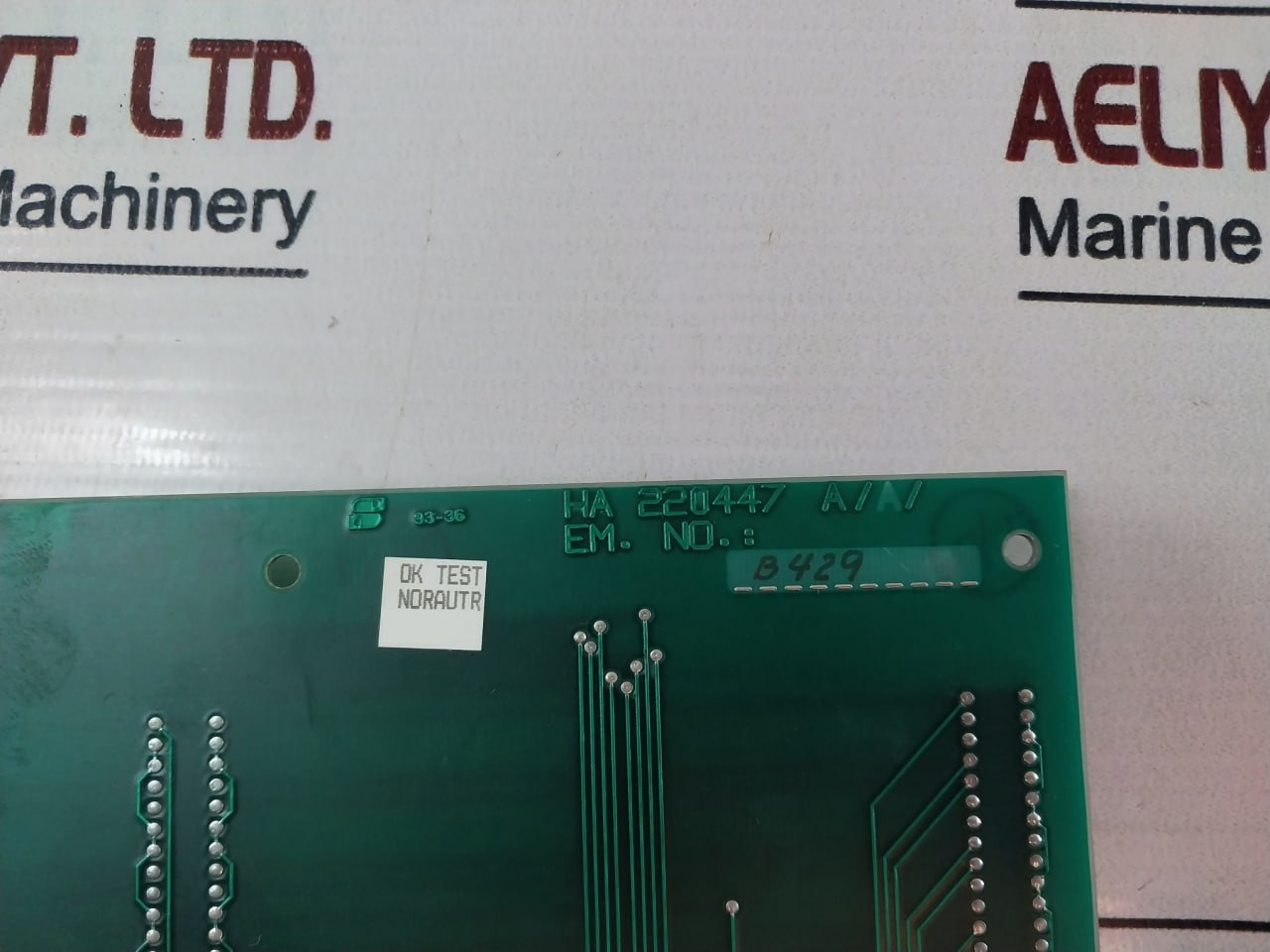 Norcontrol Automation Na 1008.3 Operator Panel Ha 220447 A/ Ha 220447 A/A