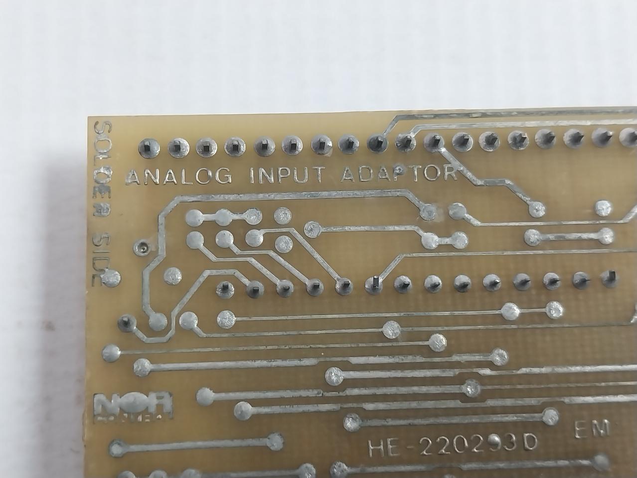 Norcontrol Nn-832.16 Analog Input Adaptor Pcb