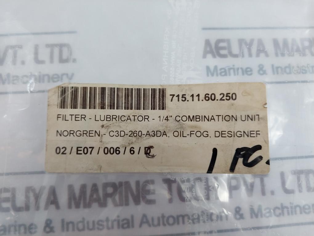 Norgren F73G-2AN-AT3 Filter-Lubricator ¼” Combination Unit