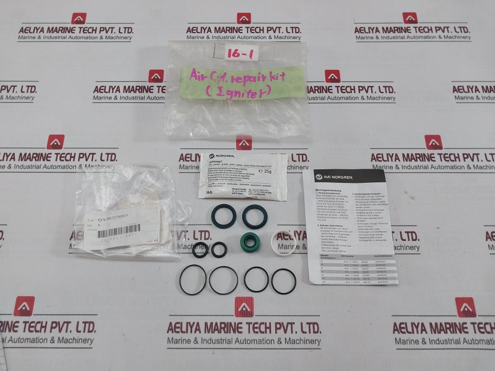Norgren Qa/8032/00Rs Air Cylinder Repair Kit 192-8678/C22D20