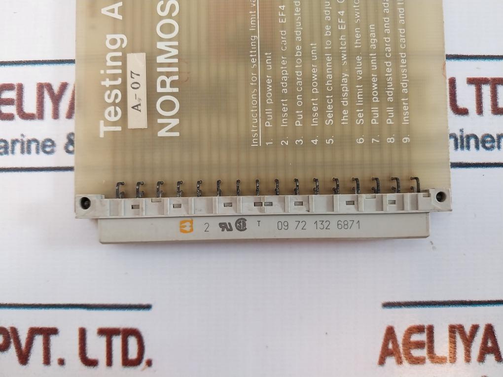 Noris Sa394-1g Norimos 1000 Testing Adapter Limit Switch A-07