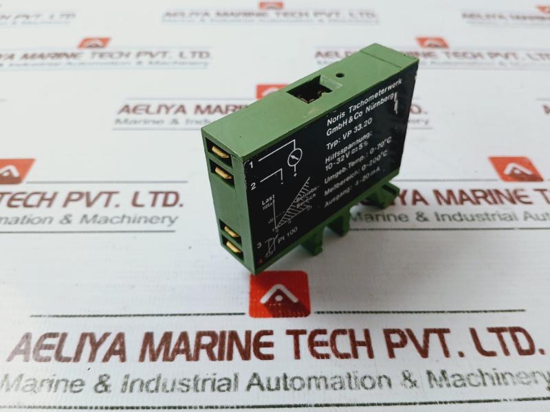 Noris Tachometerwerk Vp 33.20 Transducer 10-32v 4-20ma