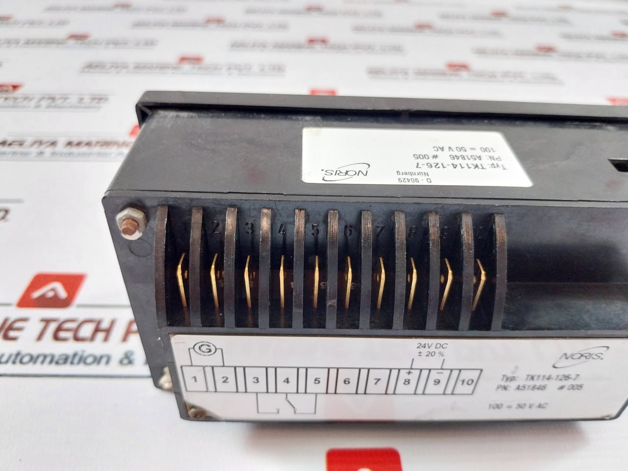 Noris Tk114-126-7 Tachometer Relay Limit Value Switch Tk 114 24V Dc