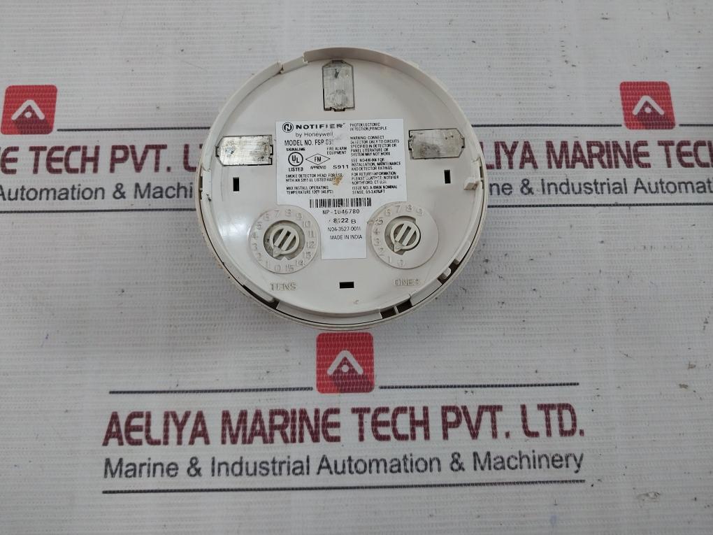 Notifier Fsp-851 Smoke Detector Head For Use With An S911