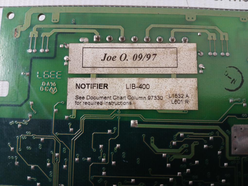 Notifier Alarm Loop Interface Pcb Board Lib-400Pca 03333