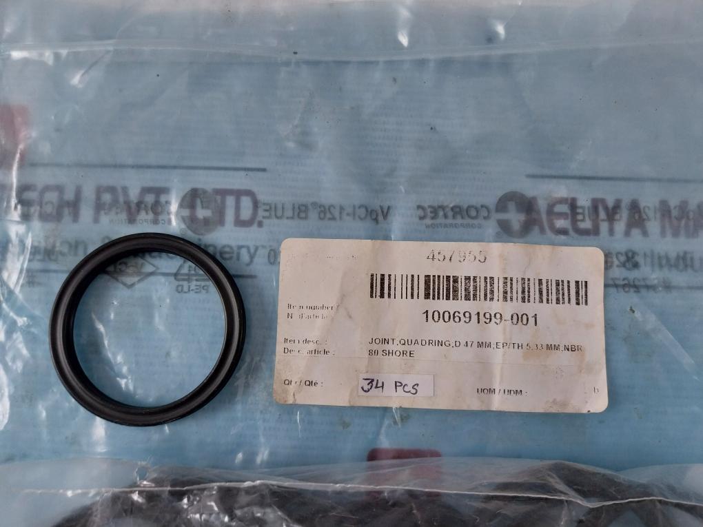 Nov 10069199-001 Flange Seal Assembly Kit 6360418, 80 Shore 5013214, 5013216