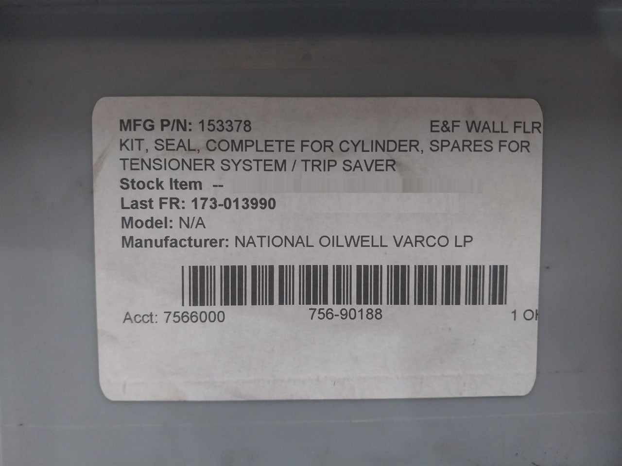 Nov 153378 Seal Kit R905022564 R987280267 R987036722 R900009309 Tensioner