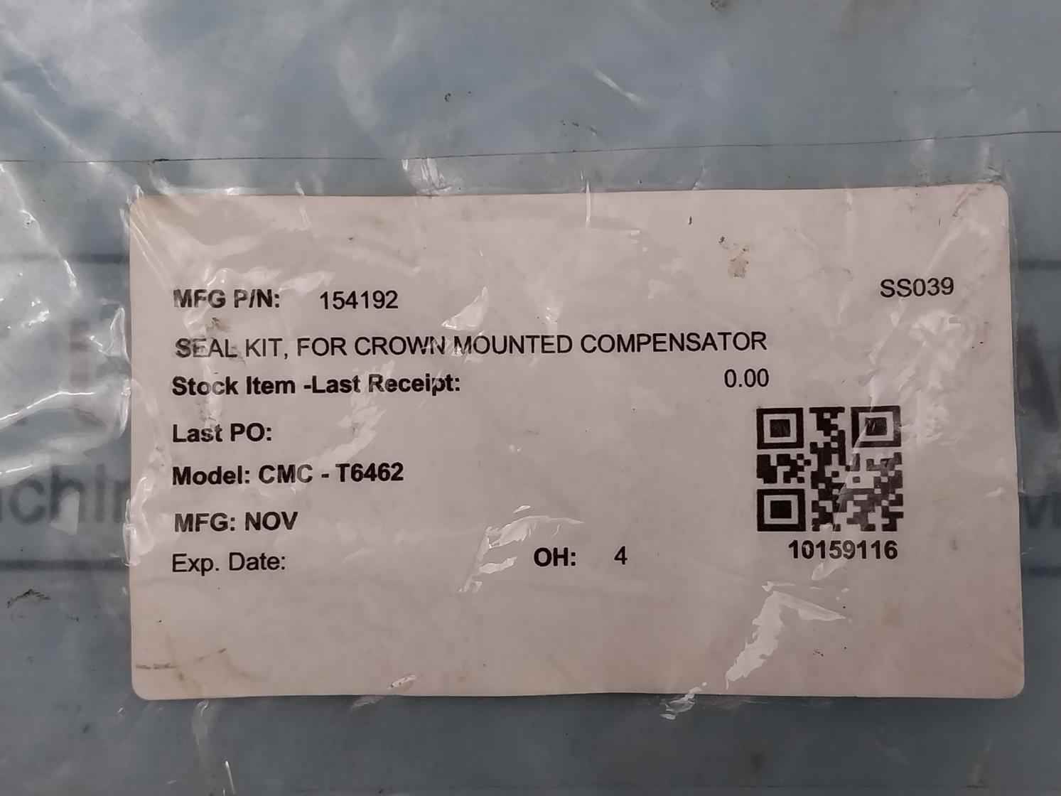 Nov 154192 Seal Kit For Crown Mounted Compensator
